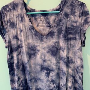 American Eagle Tie Dye V-Neck